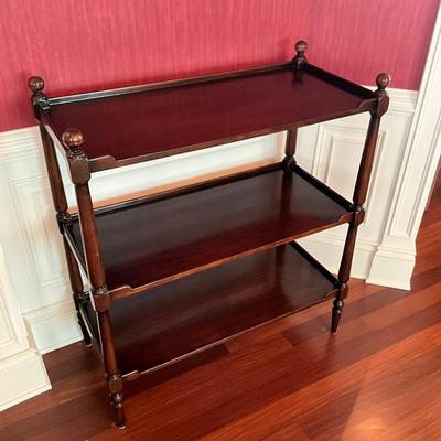 704 Herman Accents Mahogany Etagere