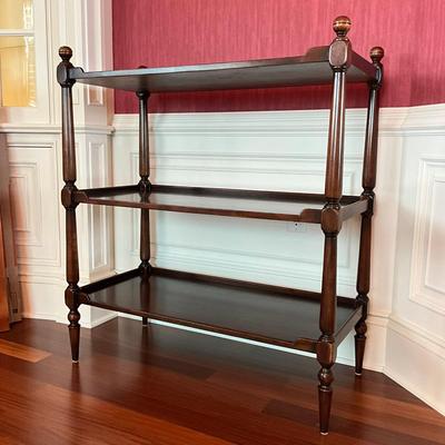 704 Herman Accents Mahogany Etagere