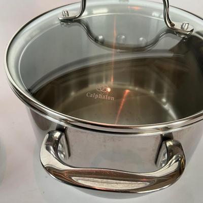 790 New Calphalon Sauce Pans with Lids