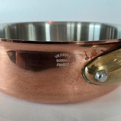 792 New Williams Sonoma Copper Pan with Lid