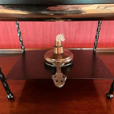 707 Hammered Copper Decorative Chafing Dish