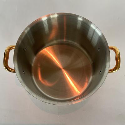 793 New Williams Sonoma Copper Stock Pot
