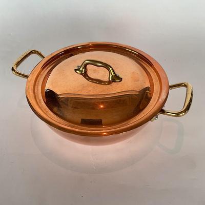 794 New Double Handled Williams Sonoma Copper Pot