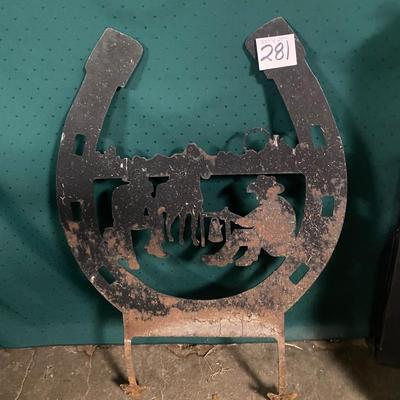 Cowboy Camp Yard Decor