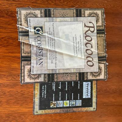 713 Rococo Taupe & Black Machine Made Rug