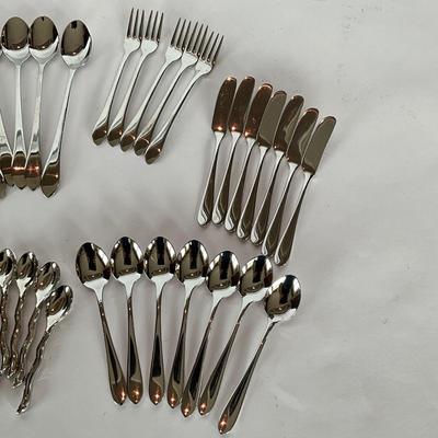 801 Set of Stainless Misc. Gorham and more flatware