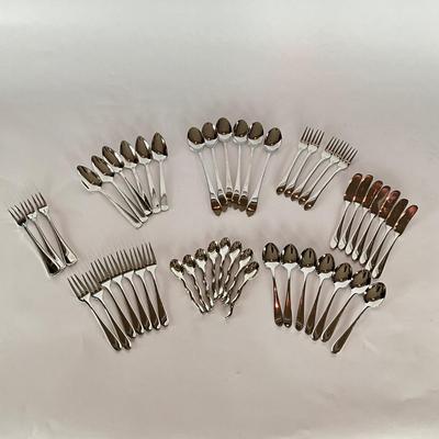 801 Set of Stainless Misc. Gorham and more flatware