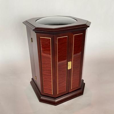 811 Mahogany Glass top Showcase