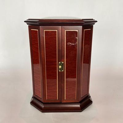 811 Mahogany Glass top Showcase