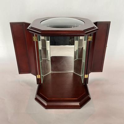 811 Mahogany Glass top Showcase