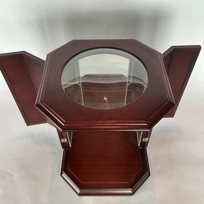 811 Mahogany Glass top Showcase