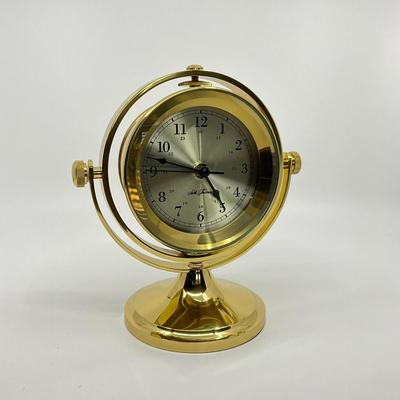 734 Seth Thomas Brass Ships Clock
