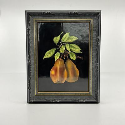 753 Anna Weatherly Pear Painted Ceramic