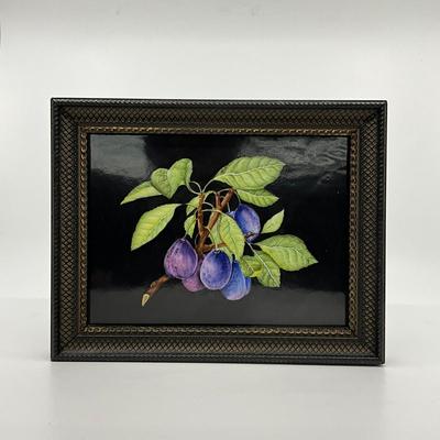 755 Anna Weatherly Plum Painted Ceramic