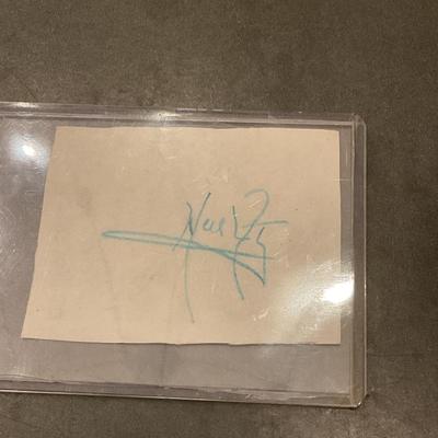 Neil Armstrong Hand Signed Trading Card