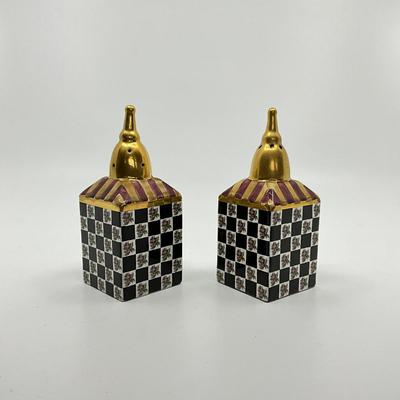 767 Mackenzie Childs Salt & Pepper Shakers