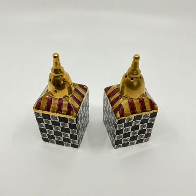 767 Mackenzie Childs Salt & Pepper Shakers
