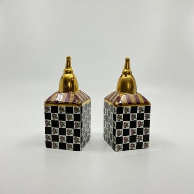 767 Mackenzie Childs Salt & Pepper Shakers