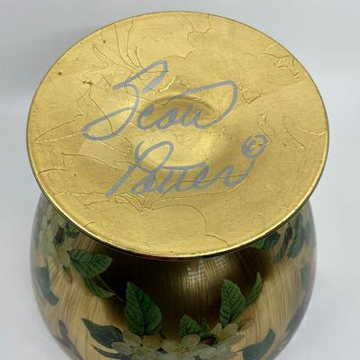 769 Scott Potter Decoupage Bowl