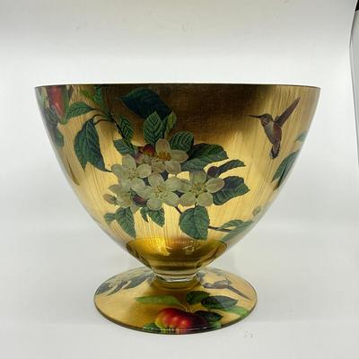 769 Scott Potter Decoupage Bowl
