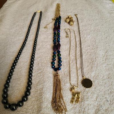 MONET EARRINGS, 1900 INDIAN HEAD PENNY PENDANT AND MORE