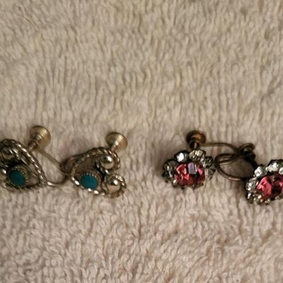 STERLING SILVER RINGS, EARRINGS AND BRACELET