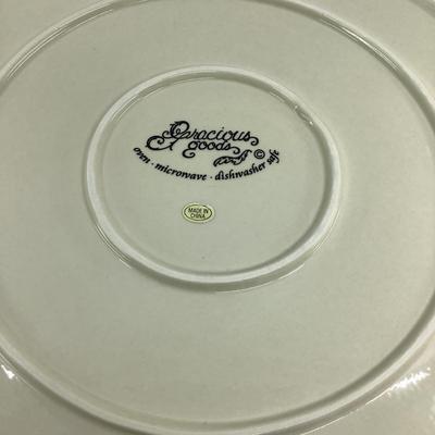 775 Domed Ceramic/Metal Cake Stand by Gracious Goods