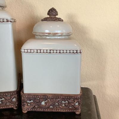 776 Set of Three Canisters by Gracious Goods