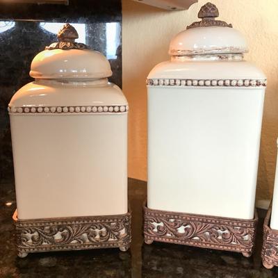 776 Set of Three Canisters by Gracious Goods