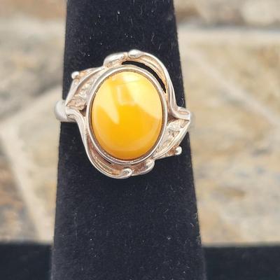 Trio Sterling & Stone Rings 9.5gr