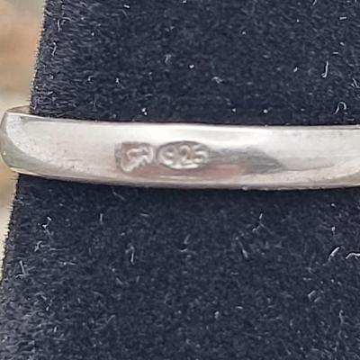 Trio Sterling & Stone Rings 9.5gr
