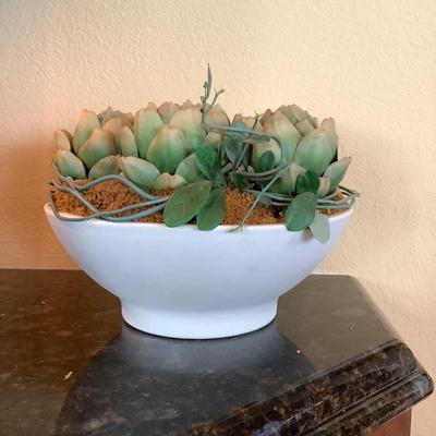 780 Large Faux Artichoke Bowl