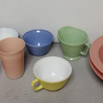 Moderntone dishes and tumblers