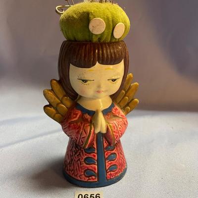 Praying pin cushion