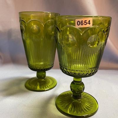 Bartlett Collins stemmed water goblet