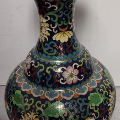 3 Cloisonne Vases