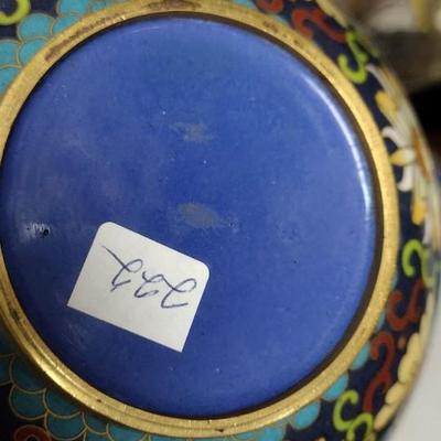 3 Cloisonne Vases