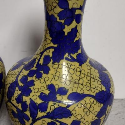 Yellow Cloisonne Lot