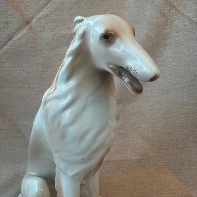 Afghan hound figurine