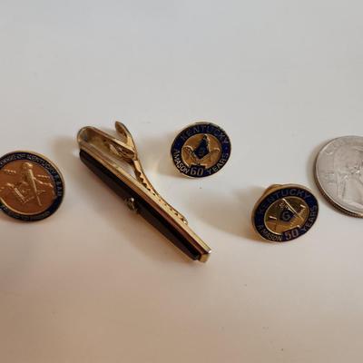 Collection of Kentucky Masonic Pins & Tieclip