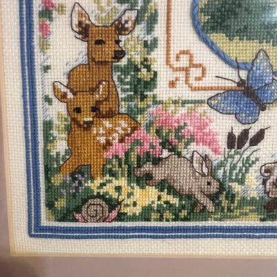 Hand Sewn Tapestry and Needlepoint Decor Lot