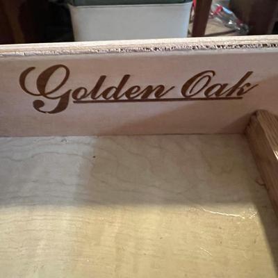 Solid "Golden Oak" Computer Desk