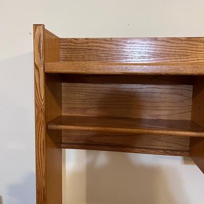 Solid "Golden Oak" Computer Desk