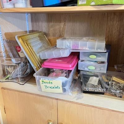 Big Lot Jewelry Making Supplies - Beads, Storage, Parts Etc.