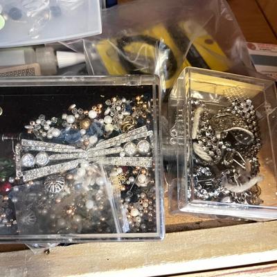 Big Lot Jewelry Making Supplies - Beads, Storage, Parts Etc.