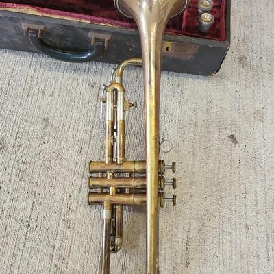 Vintage Ambassador Trumpet With Case