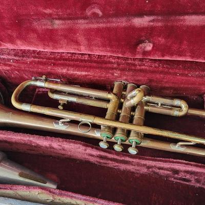 Vintage Ambassador Trumpet With Case