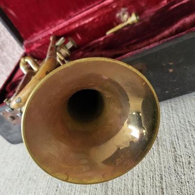 Vintage Ambassador Trumpet With Case