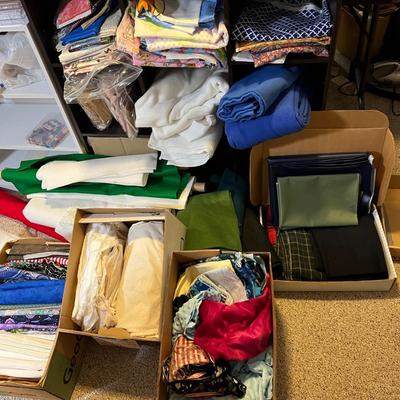 HUGE Lot Fabric - Quilting, Felt, Kids, Seasonal, Etc