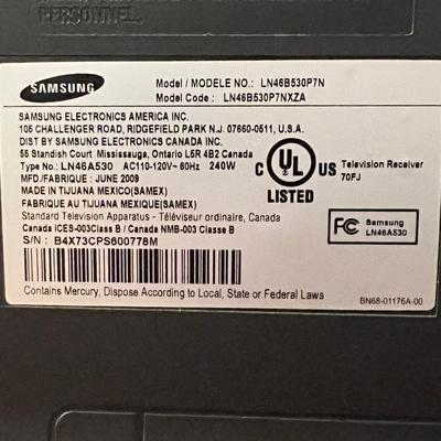 46" Samsung HDTV w Stand